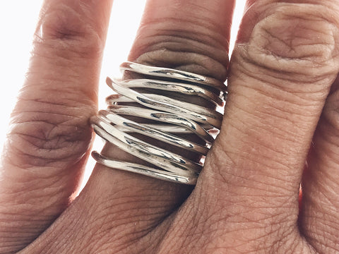 Endless Curves Wrap Ring