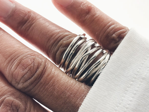 Endless Curves Wrap Ring